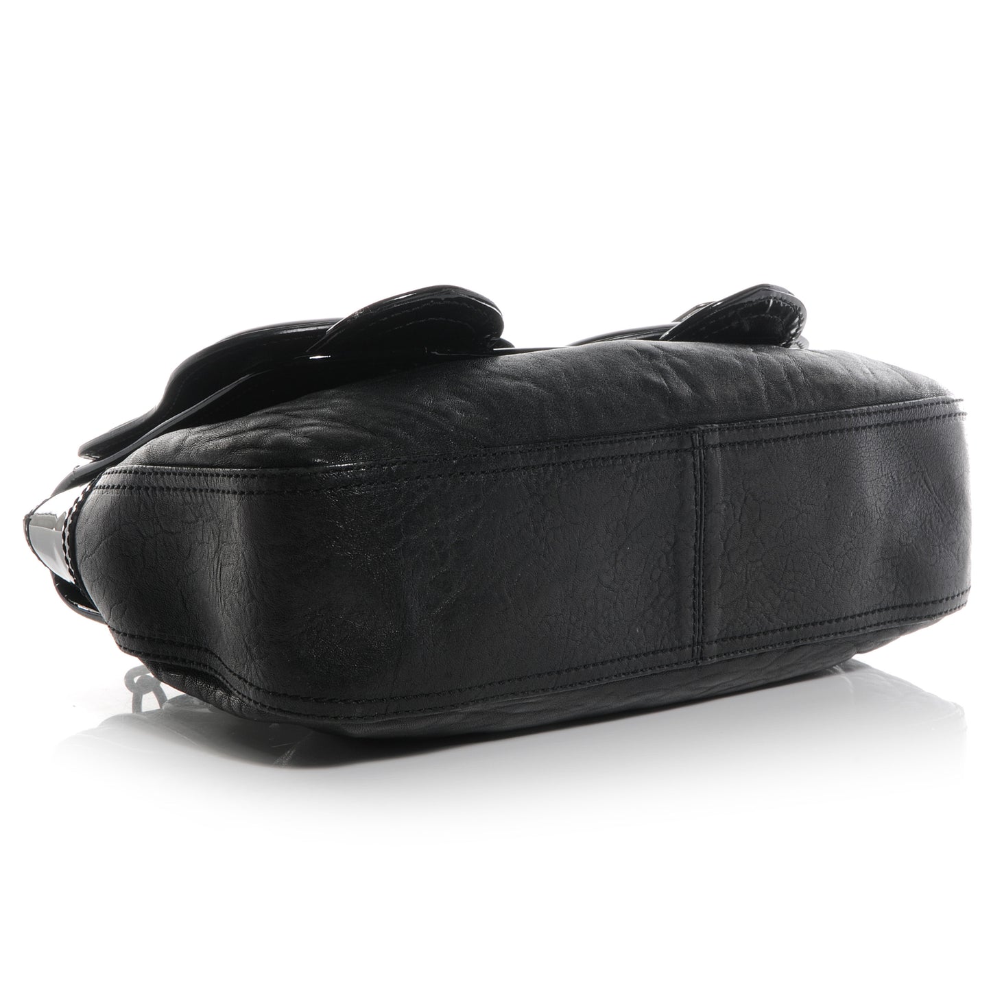 Nappa Patent B Bag Black