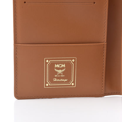 MCM Visetos Heritage Bi-Fold Card Case Cognac 5 of 5