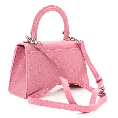 Balenciaga Glitter Fabric Hourglass Top Handle Bag XS Sweet Pink 3 of 10