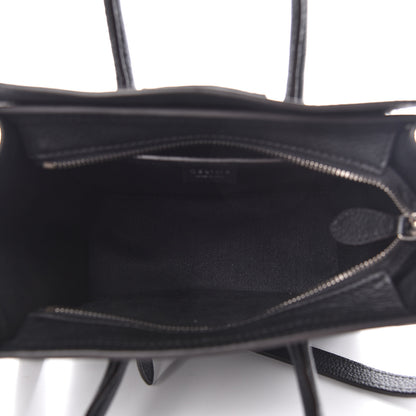 Celine Drummed Calfskin Nano Luggage Black 6 of 12