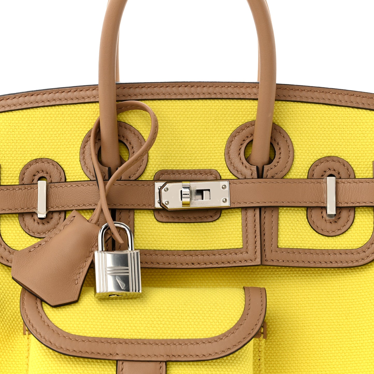 Toile Goeland Swift Cargo Birkin 25 Jaune Citron Chai