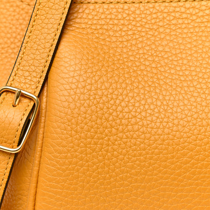 Mulberry Heavy Grain Calfskin Small Belted Bayswater Tote Deep Amber 11 of 14