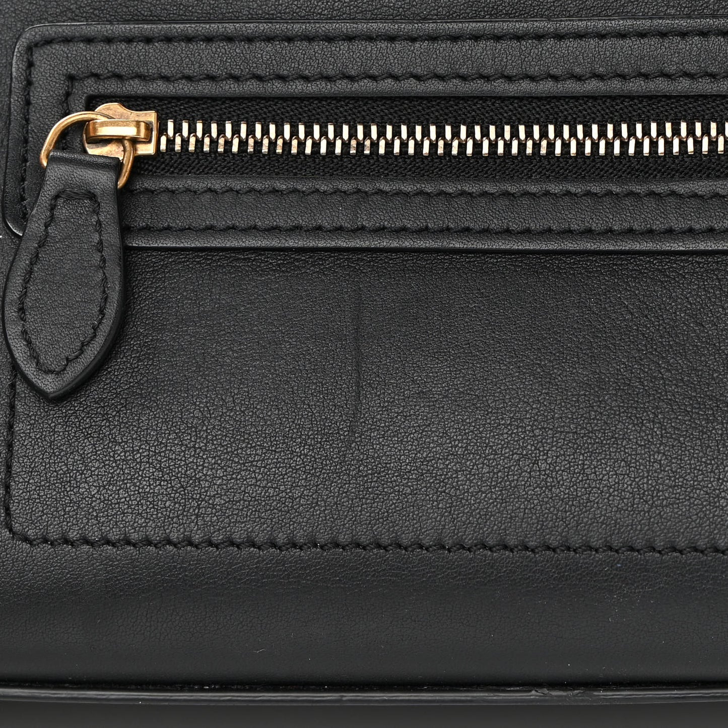 Smooth Calfskin Nano Luggage Black