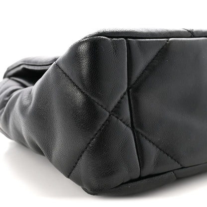 Chanel Lambskin Quilted Medium Chanel 19 Flap Black 9 of 10