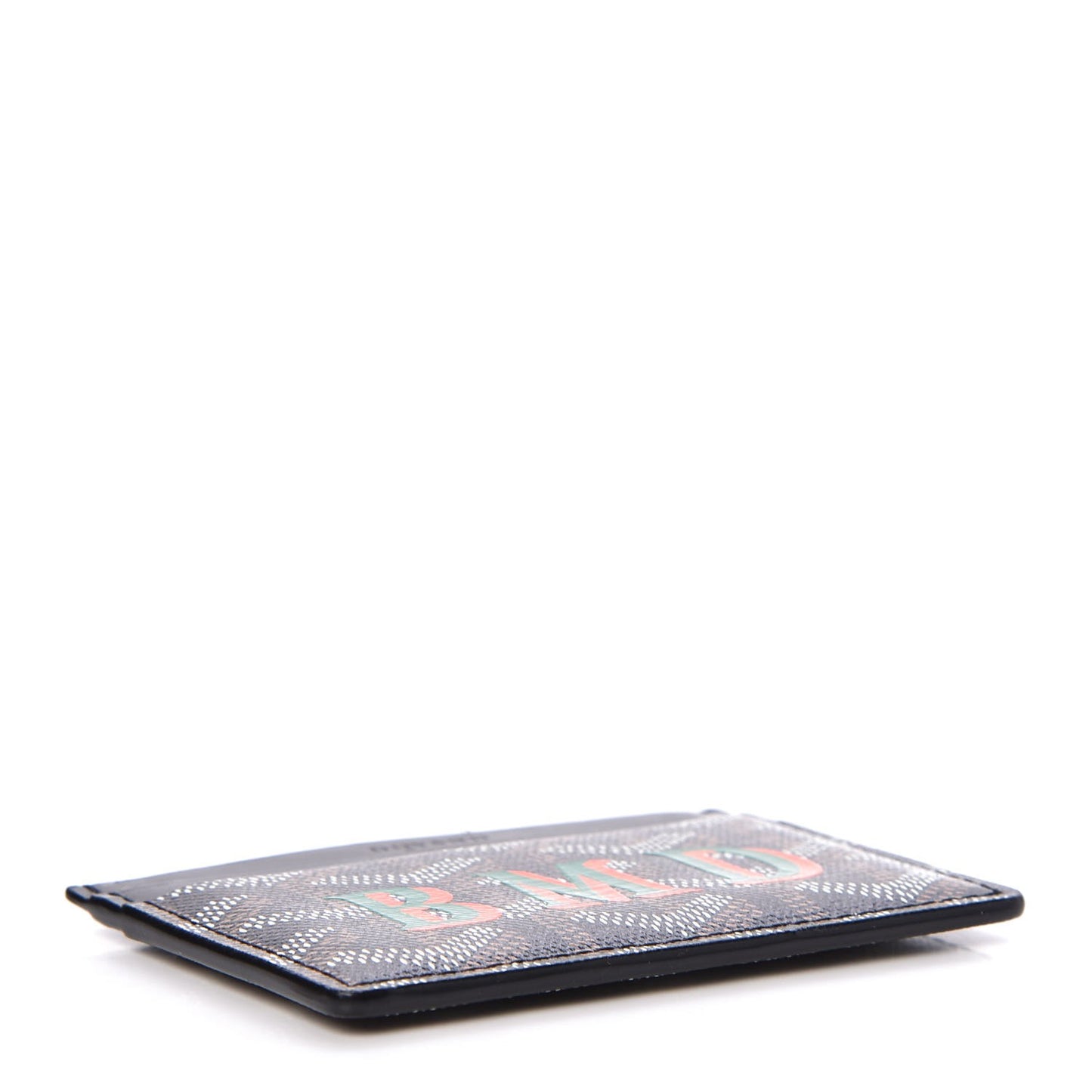 Goyardine Saint Sulpice Card Holder Black