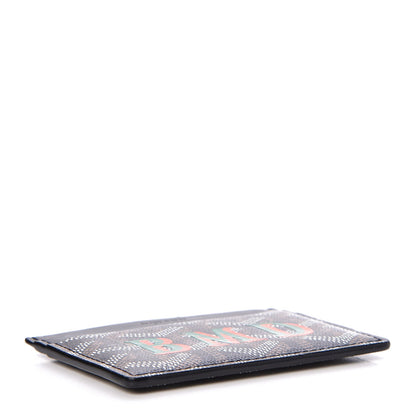 Goyard Goyardine Saint Sulpice Card Holder Black 4 of 8