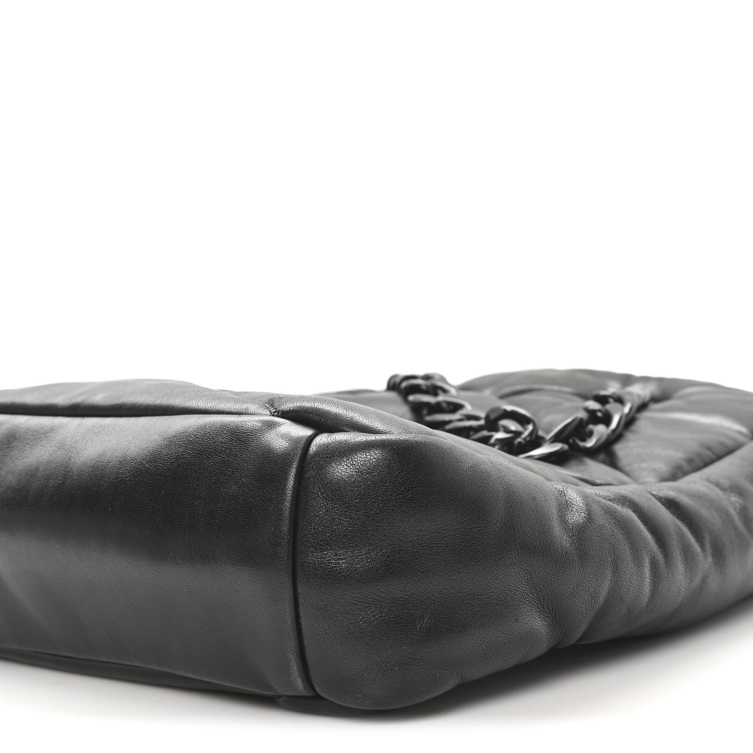 MCM Nappa Cloud Quilted Travia Medium Tote Black 10 of 11
