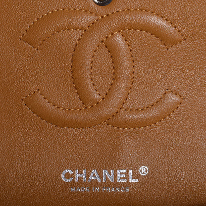 Chanel Lambskin Medium Double Flap Dark Beige 7 of 10