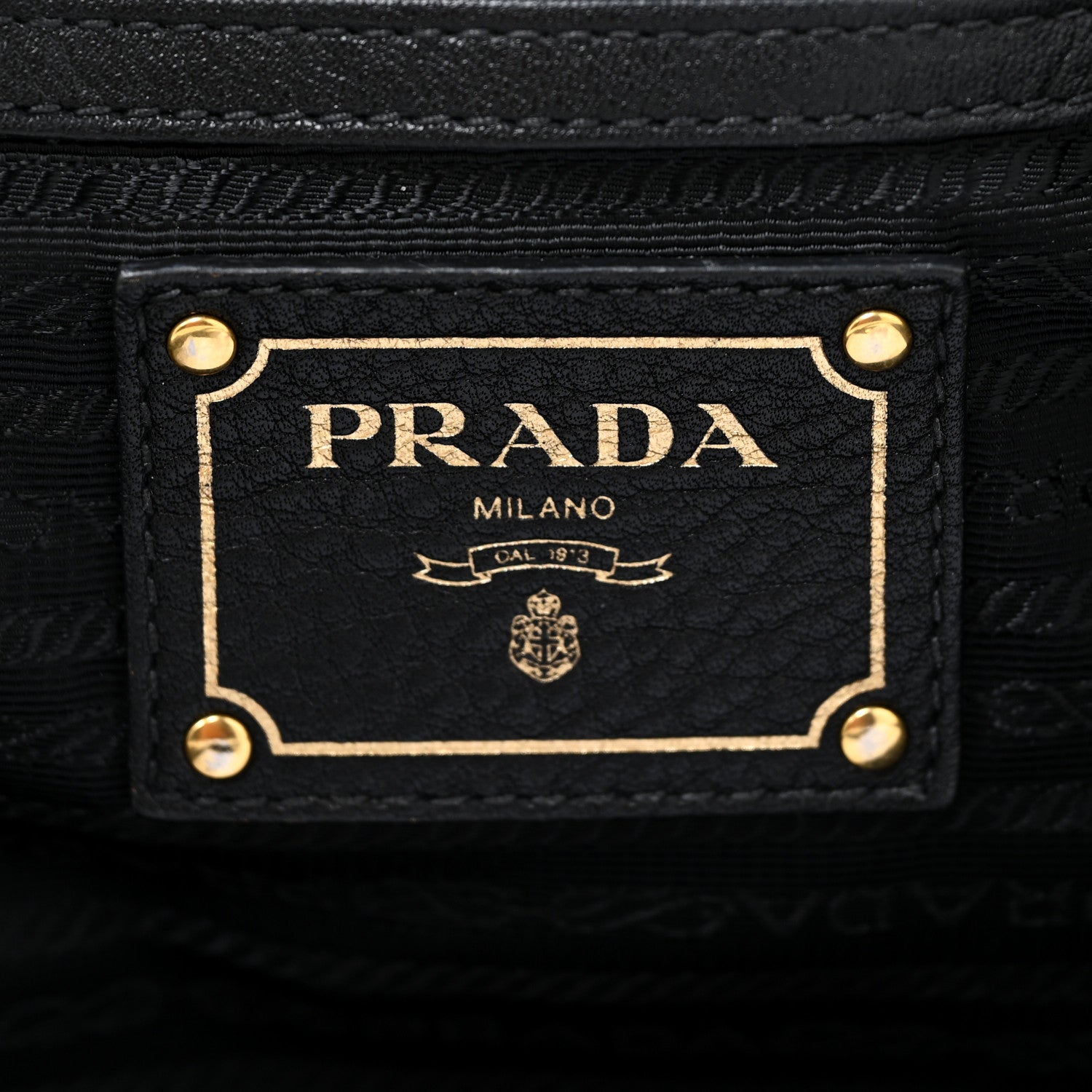 Prada Vitello Daino Tote Nero Black 5 of 16