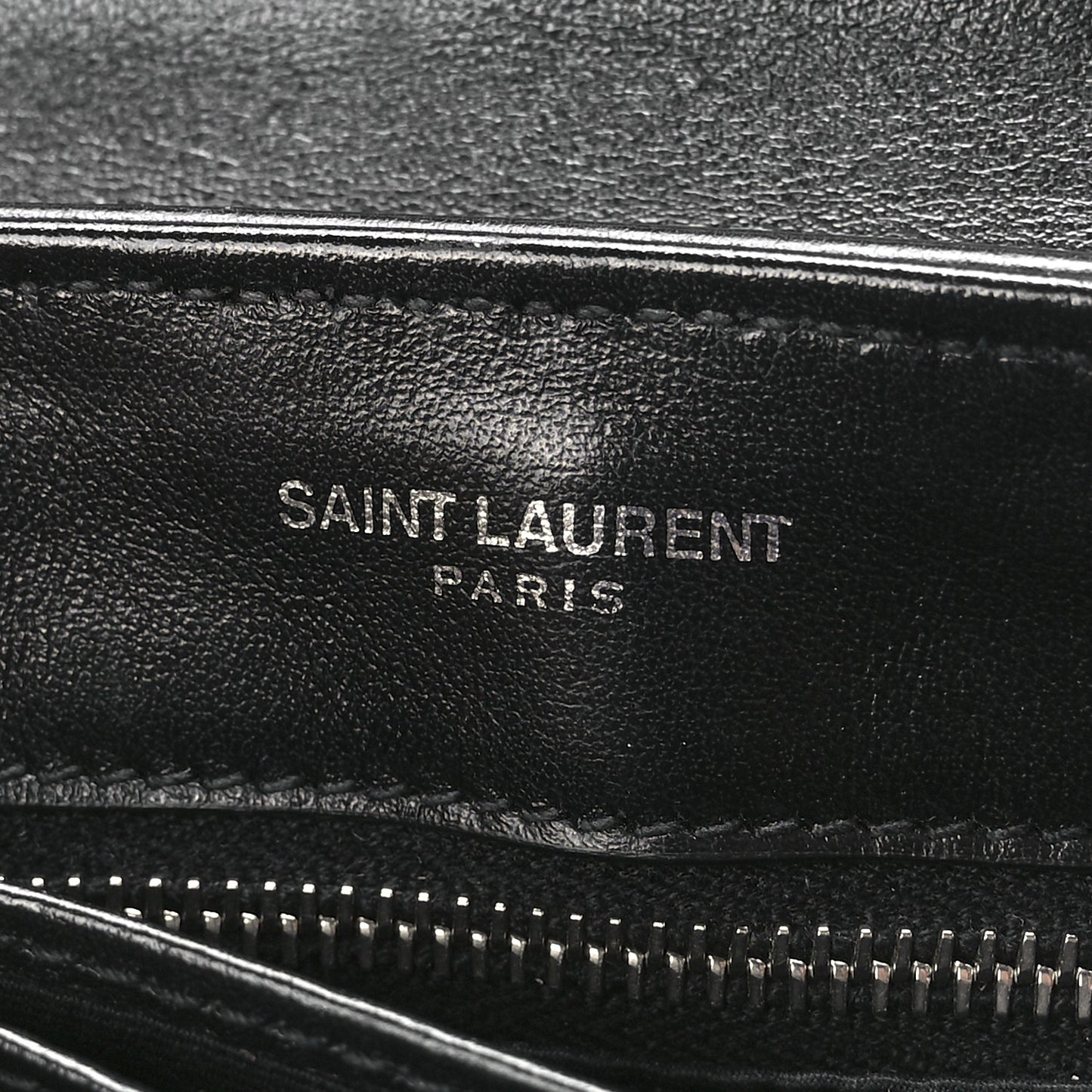 Calfskin Y Quilted Monogram Toy Loulou Crossbody Bag Black