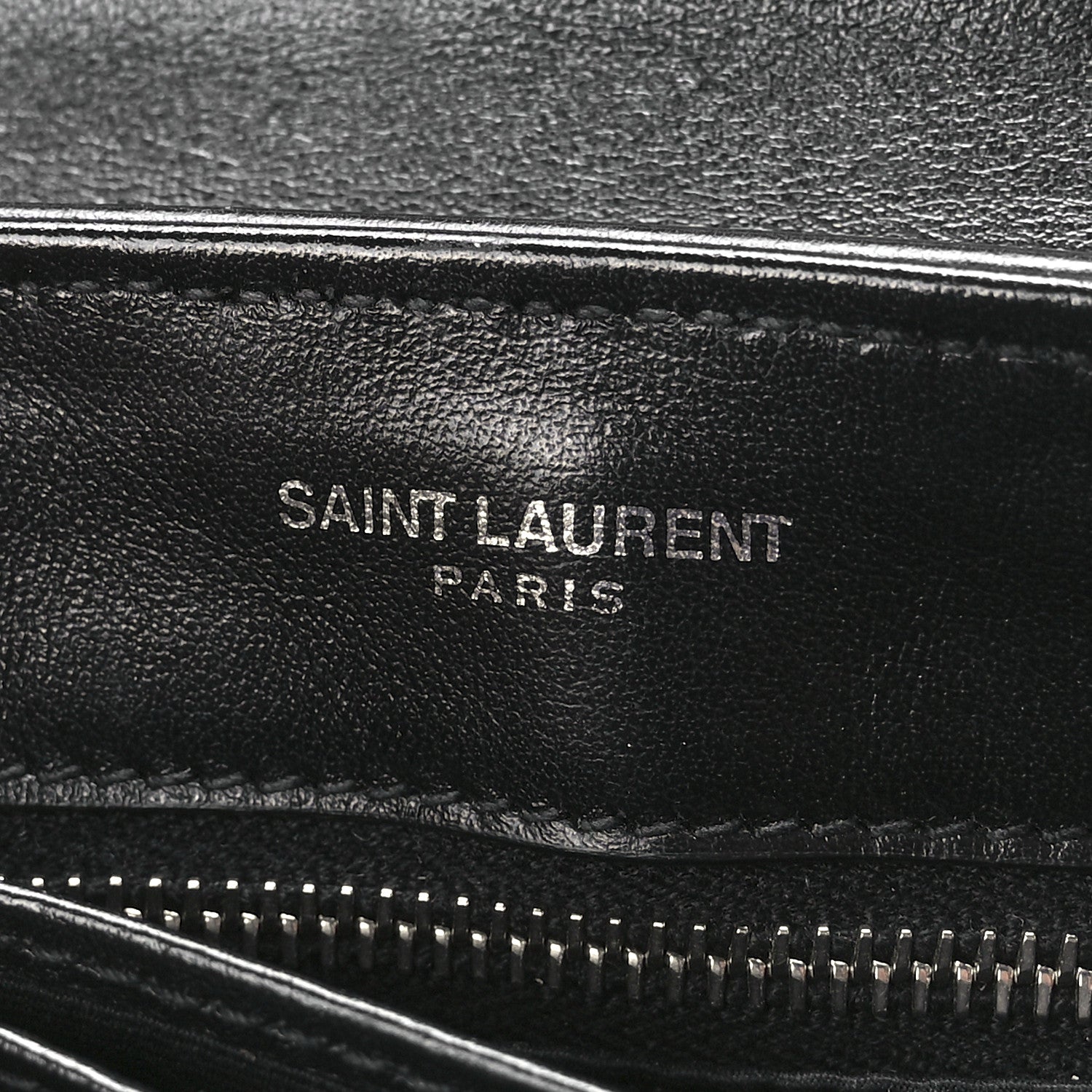 Saint Laurent Calfskin Y Quilted Monogram Toy Loulou Crossbody Bag Black 5 of 11