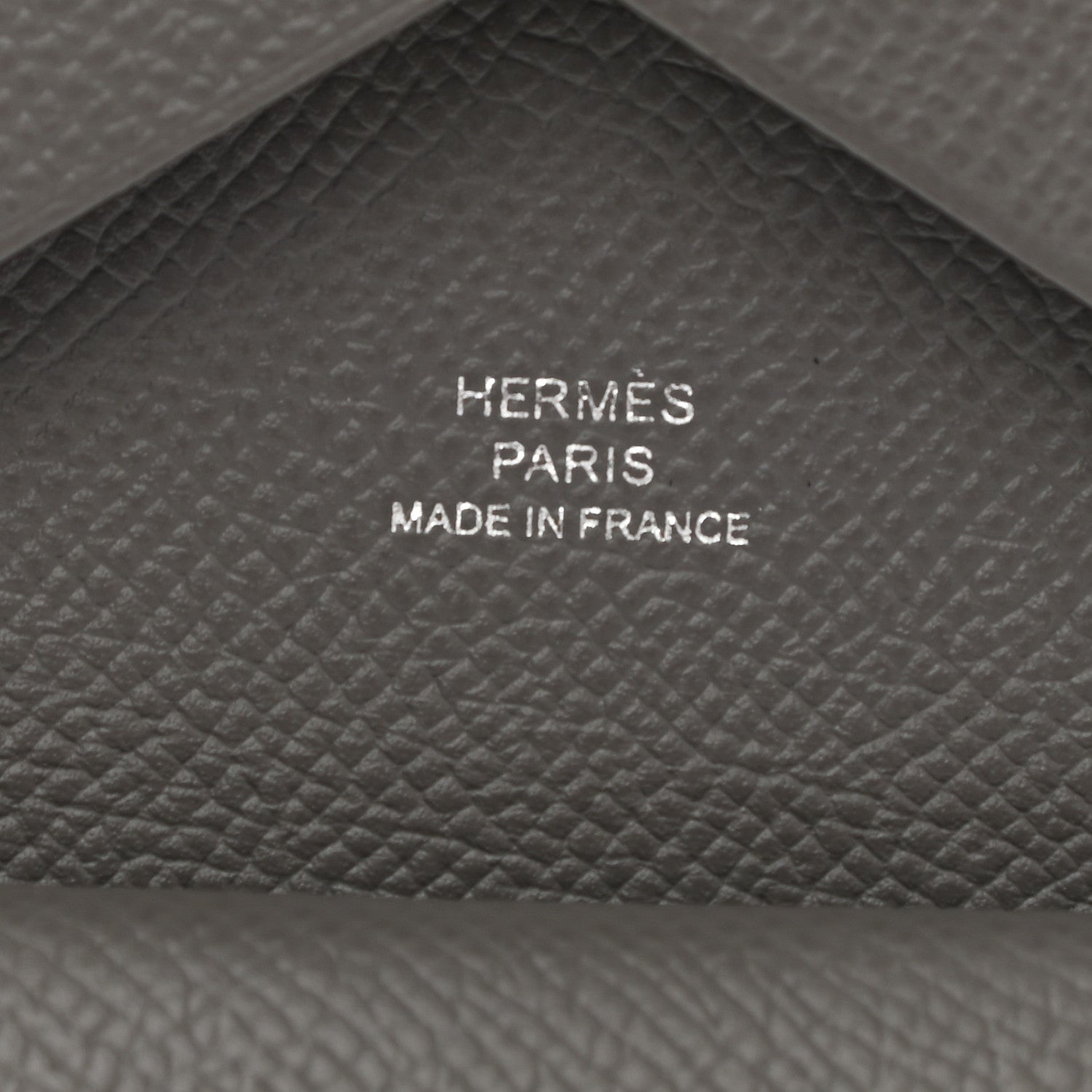 Hermes Epsom Calvi Duo Card Case Gris Meyer 6 of 6