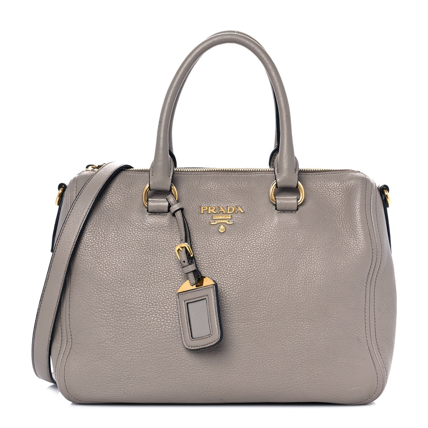 Prada Vitello Daino Tote Argilla 1 of 8