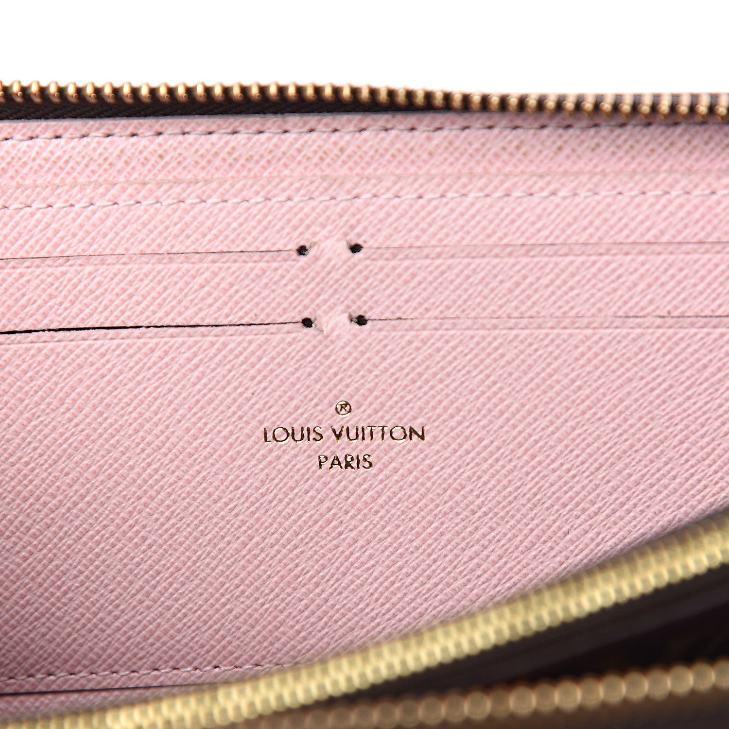Louis Vuitton Monogram Clemence Wallet Rose Ballerine 5 of 6