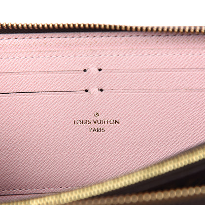 Louis Vuitton Monogram Clemence Wallet Rose Ballerine 5 of 6