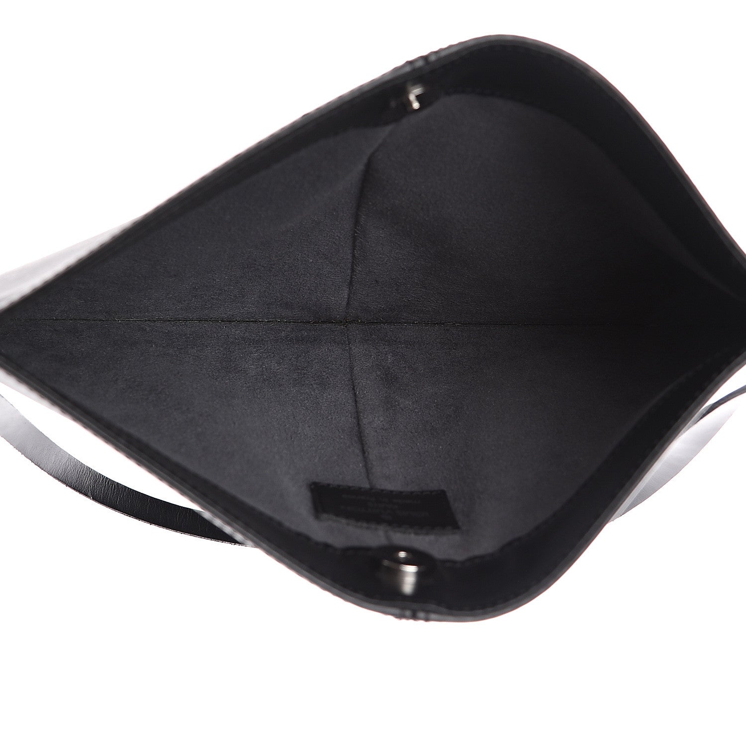Louis Vuitton Epi Demi Lune Pochette Black 4 of 6