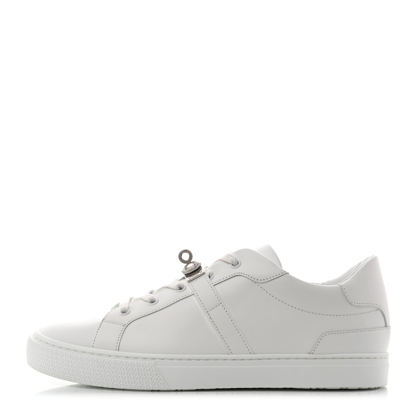Calfskin Mens Day Sneakers 42 White