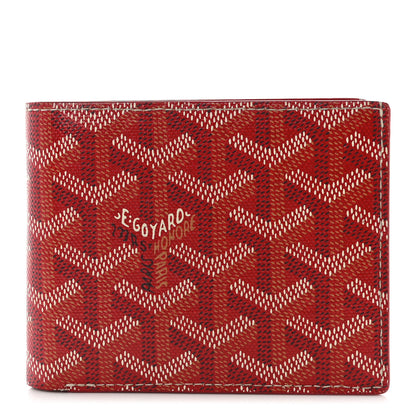 Goyard Goyardine Bi-Fold Victoire PM Wallet Red 1 of 13