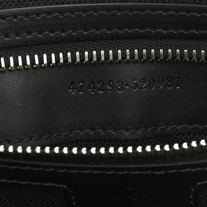 Gucci Soft GG Supreme Monogram Web Belt Bag Black Grey 7 of 11