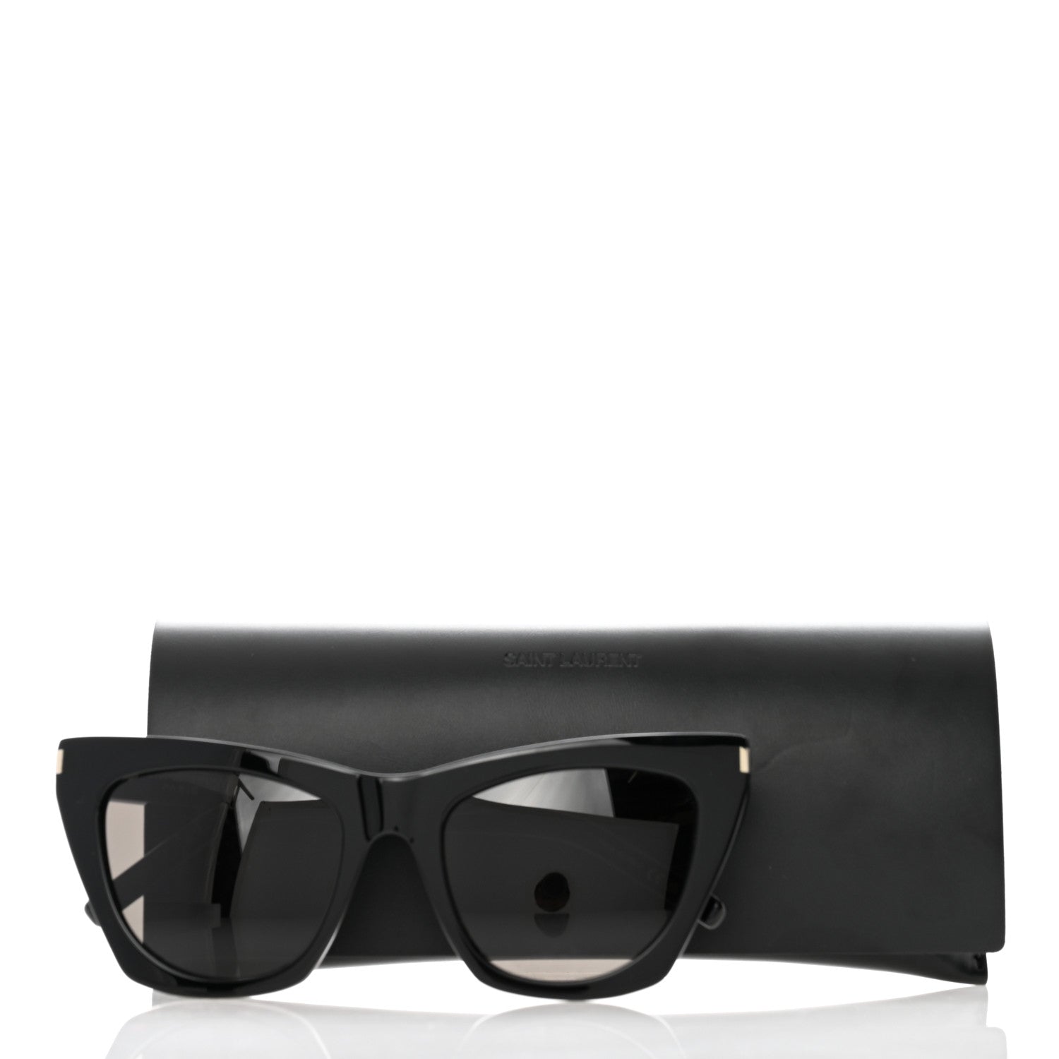 Saint Laurent New Wave SL214 Kate Cat Eye Sunglasses Black 8 of 8