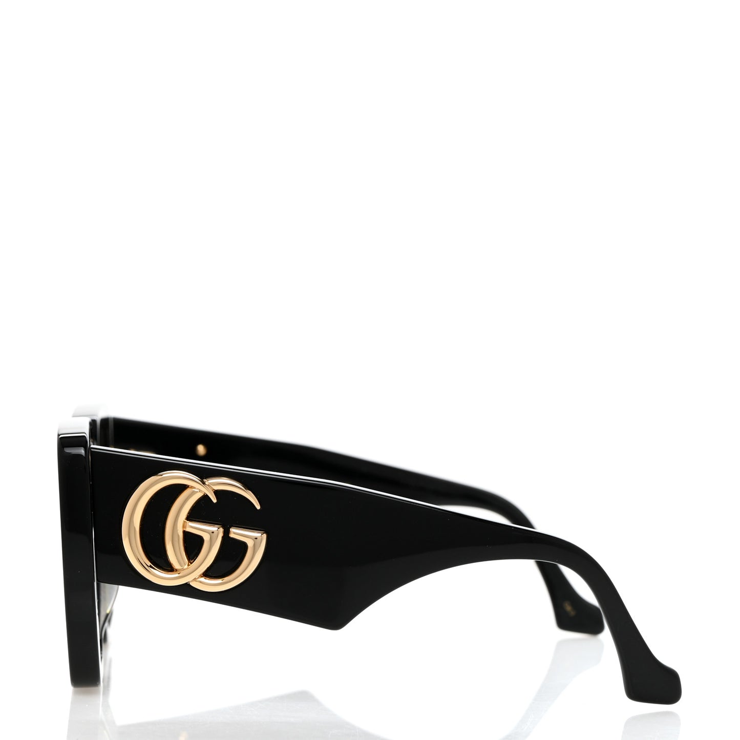 Acetate Square Frame Sunglasses GG0956S Black