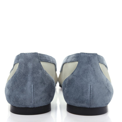 Christian Louboutin Veau Velours Rete Galativi Flats 37 Version Tempete 7 of 10