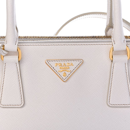Prada Saffiano Medium Galleria Double Zip Tote Talco 8 of 10