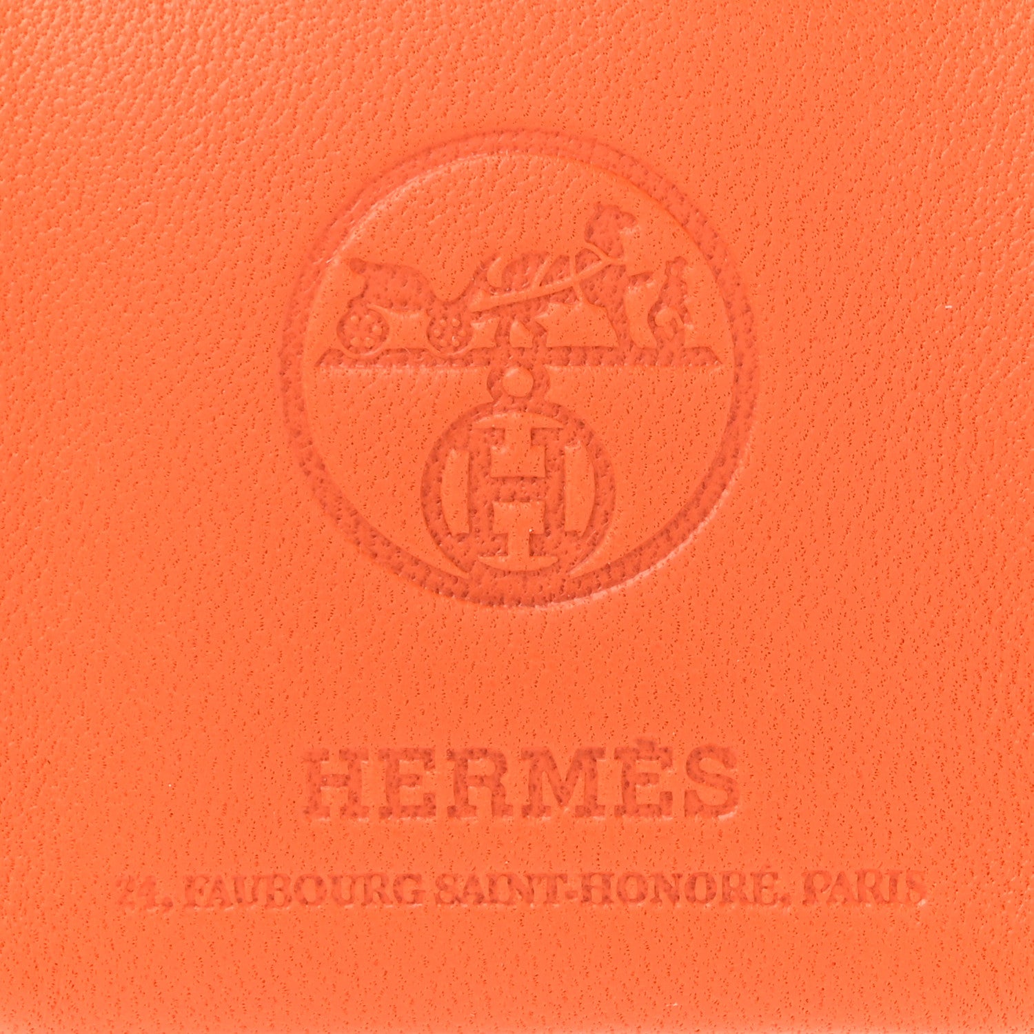 Hermes Milo Lambskin Swift Shopping Bag Charm Feu Gold 3 of 5