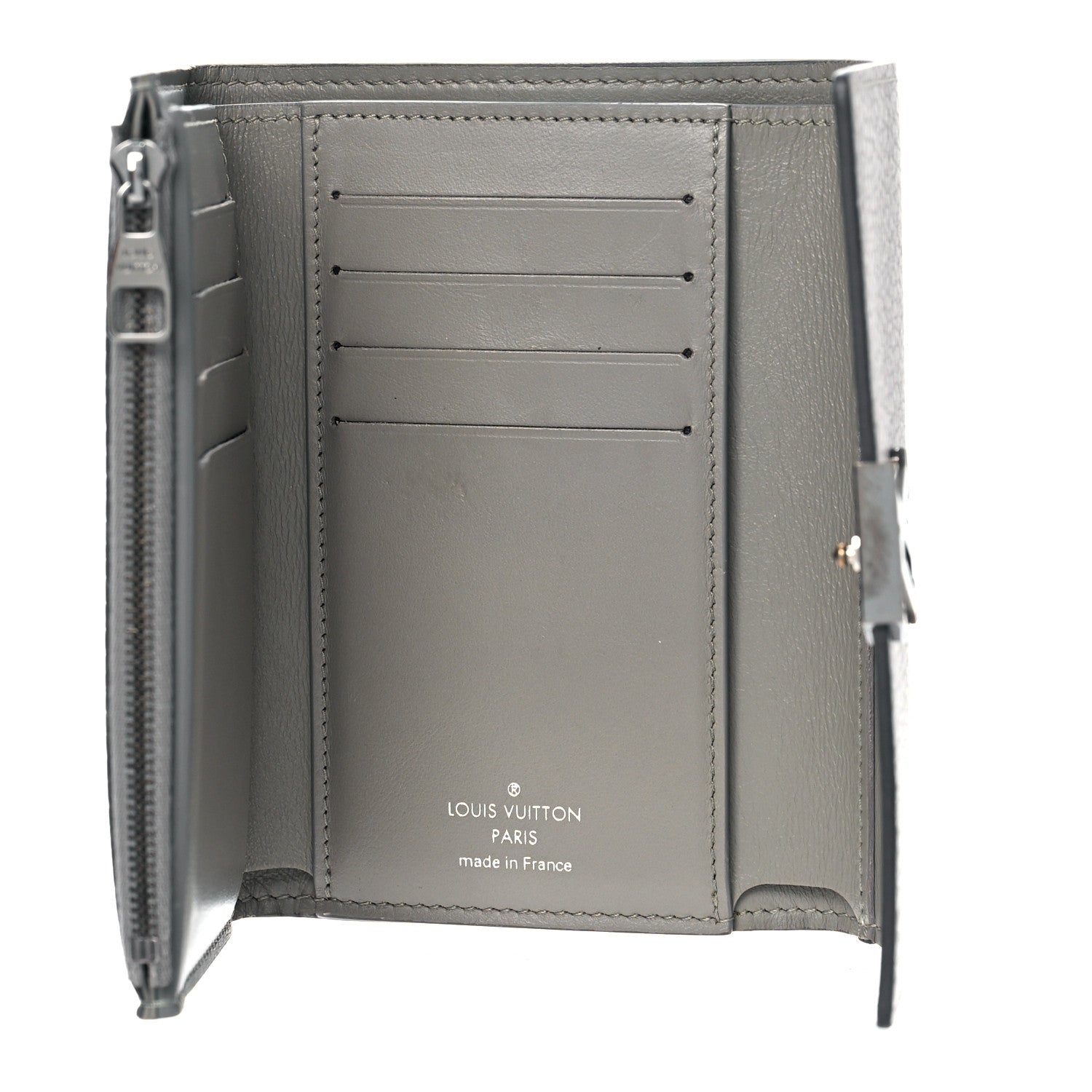 Louis Vuitton Taurillon Capucines Compact Wallet Silver 5 of 11