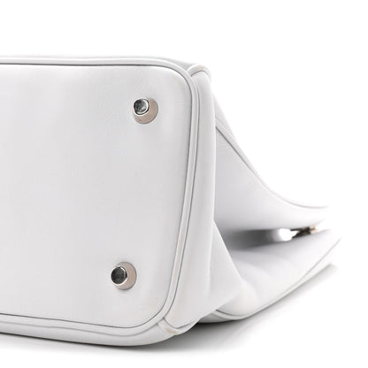 Christian Dior Smooth Calfskin Large Diorissimo Tote White 12 of 12