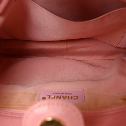 Chanel Caviar Quilted Petit Shopping Tote PST Pink 4 of 9