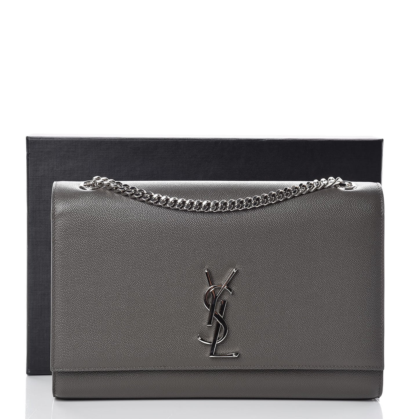 Grain De Poudre Large Classic Monogram Kate Satchel Earth