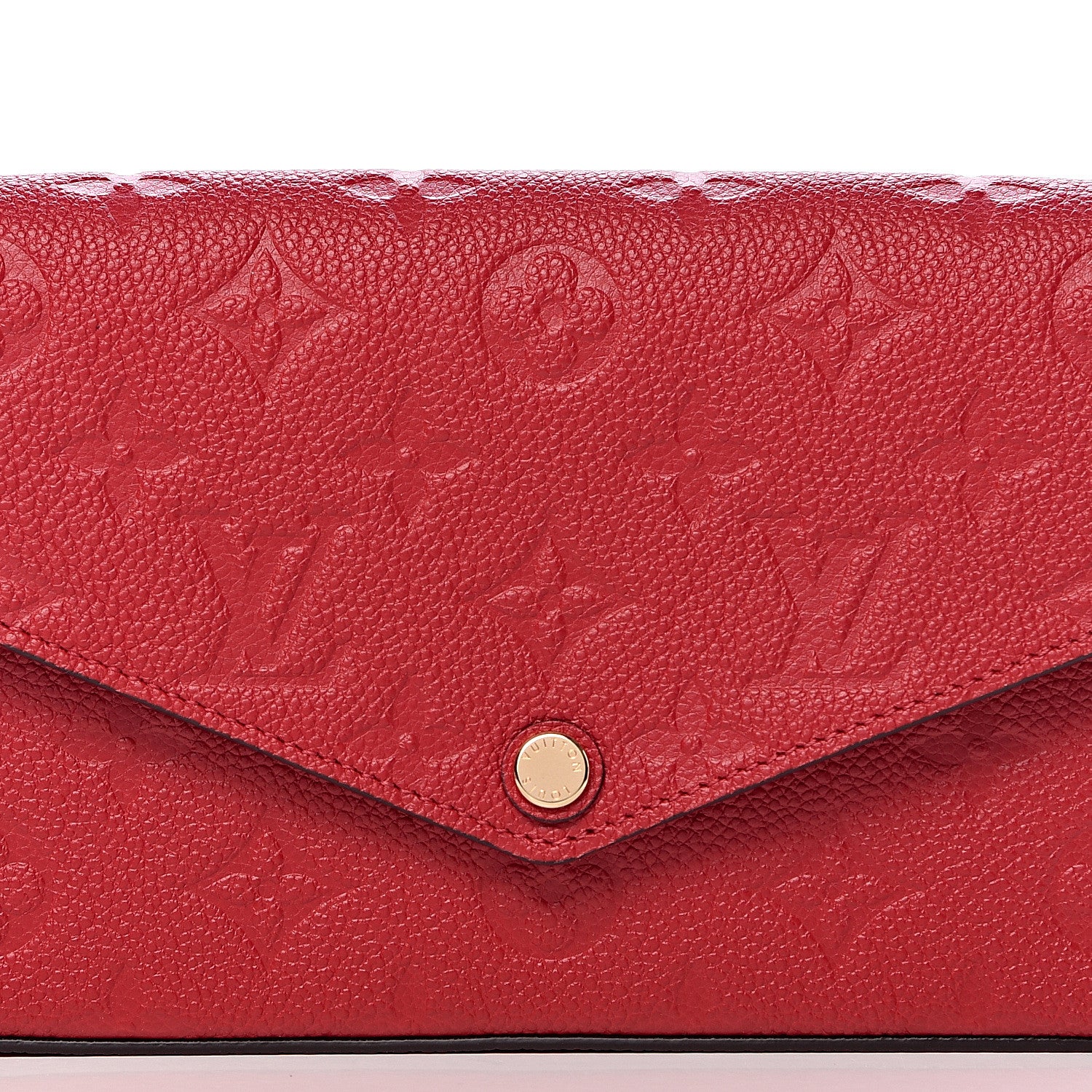 Louis Vuitton Empreinte Pochette Felicie Chain Wallet Cherry 8 of 8