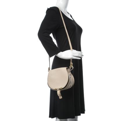 Chloe Calfskin Mini Marcie Nude Crossbody Bag Abstract White 2 of 7