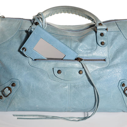 Balenciaga Chevre Classic Hardware Work Sky Blue 6 of 13