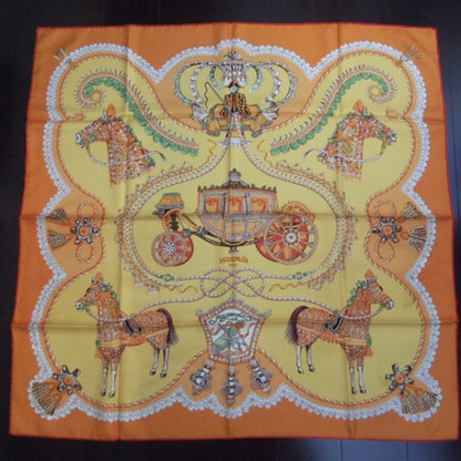 Hermes Silk Paperoles Scarf 90 1 of 8