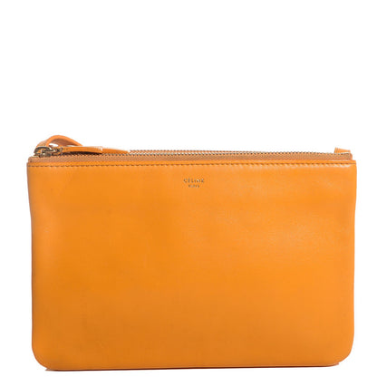 Celine Lambskin Small Trio Crossbody Bag Sunflower 1 of 7