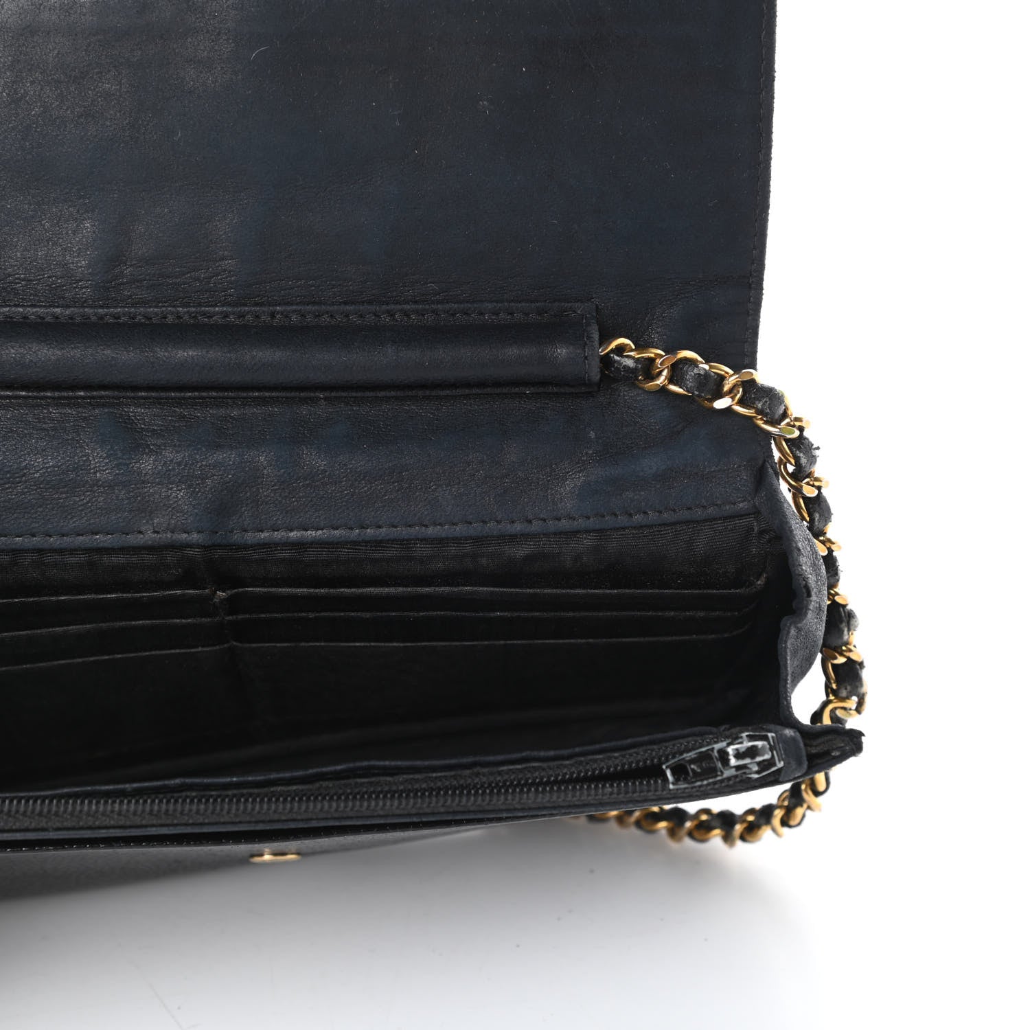 Chanel Caviar Timeless CC Wallet On Chain WOC Black 14 of 21