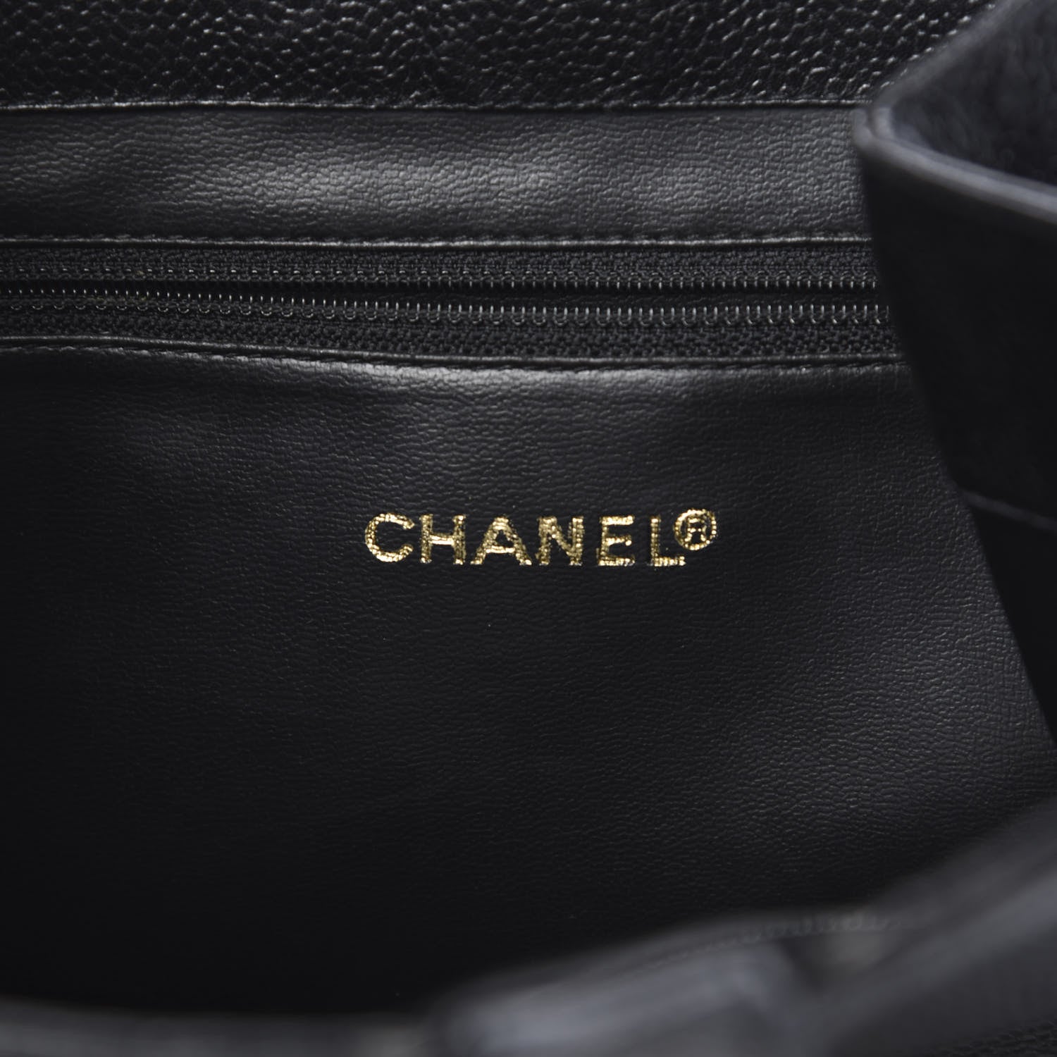 Chanel Caviar CC Drawstring Shoulder Bag Black 5 of 16