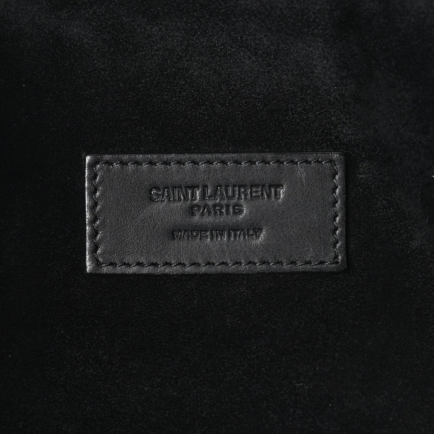 Calfskin Rive Gauche Sling Bag Black