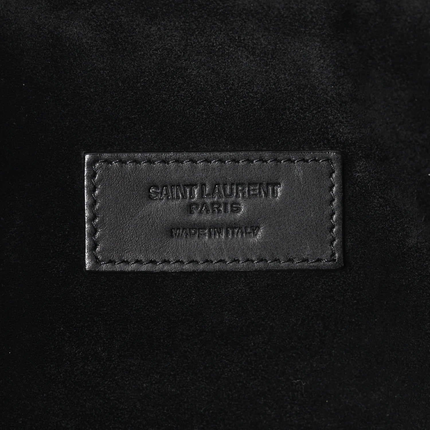 Saint Laurent Calfskin Rive Gauche Sling Bag Black 7 of 11