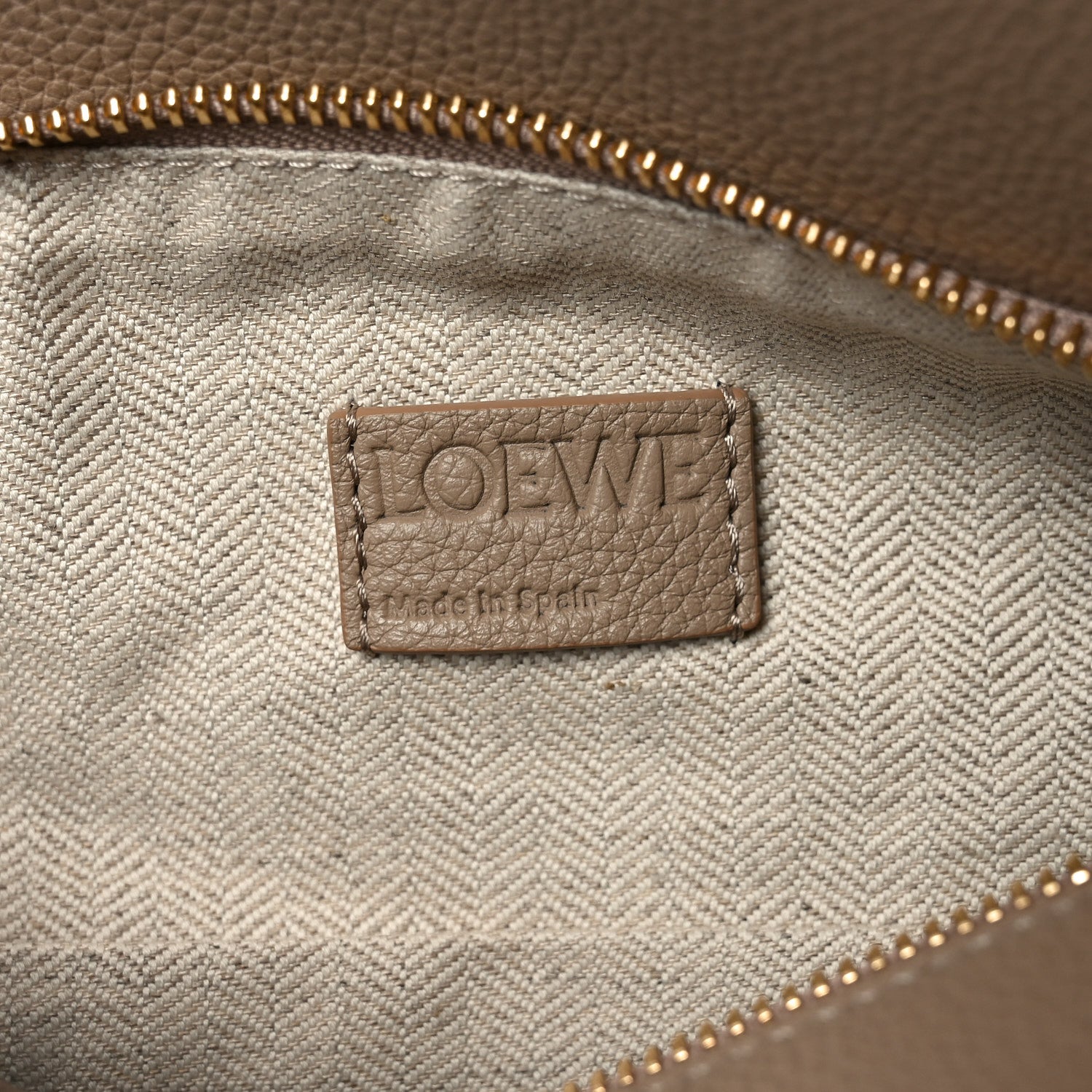 Loewe Grained Calfskin Small Puzzle Edge Bag Sand 5 of 8