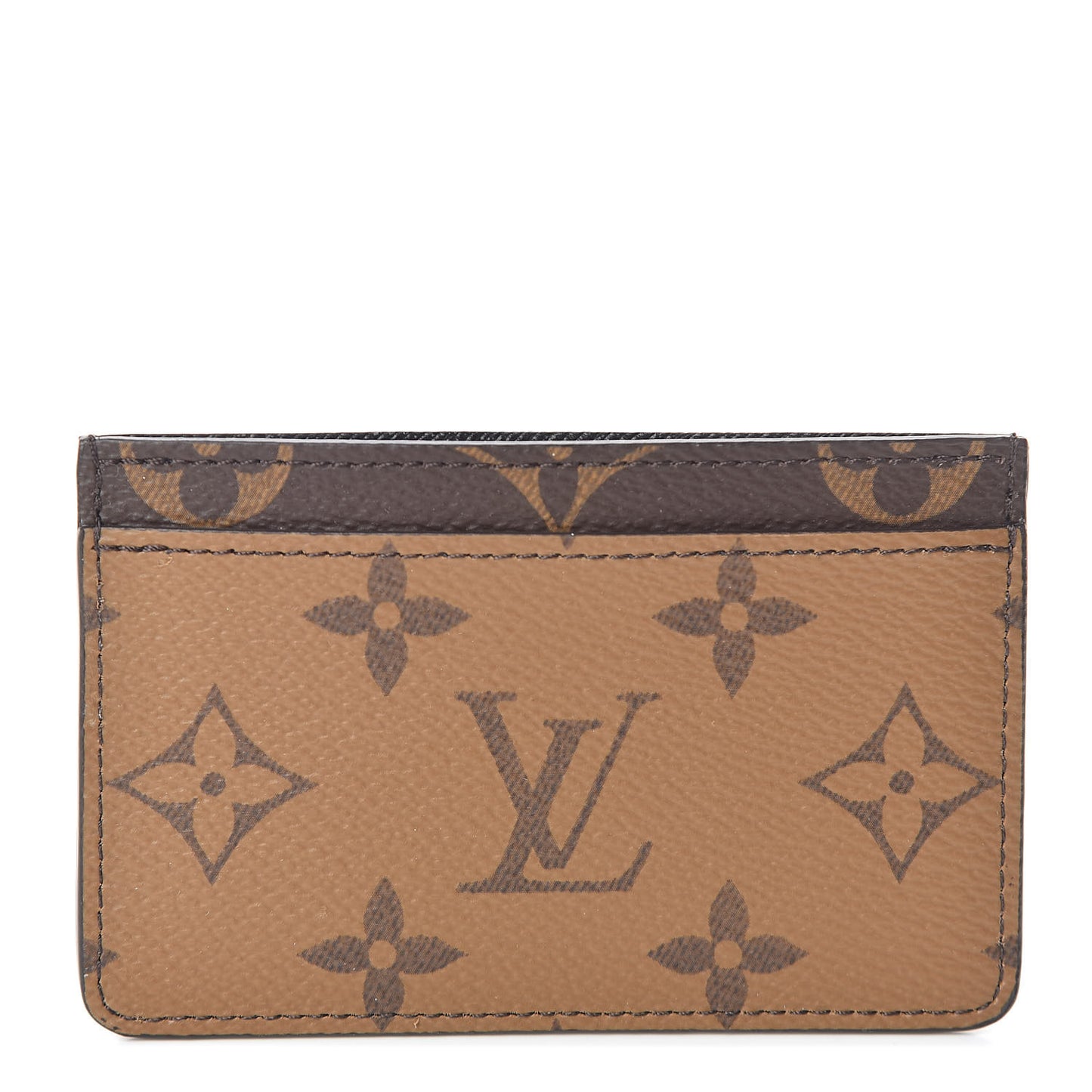 Reverse Monogram Card Holder