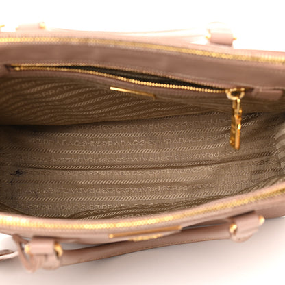 Prada Saffiano Small Galleria Double Zip Tote Cammeo 5 of 19