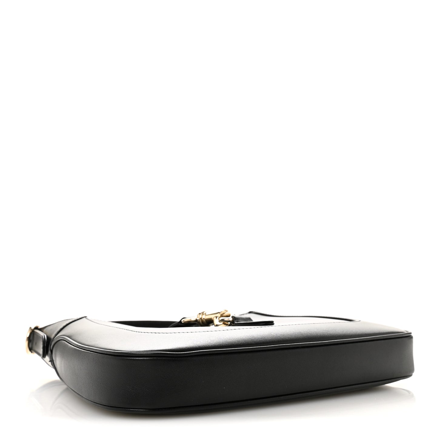 Calfskin Small Jackie Shoulder Bag Black