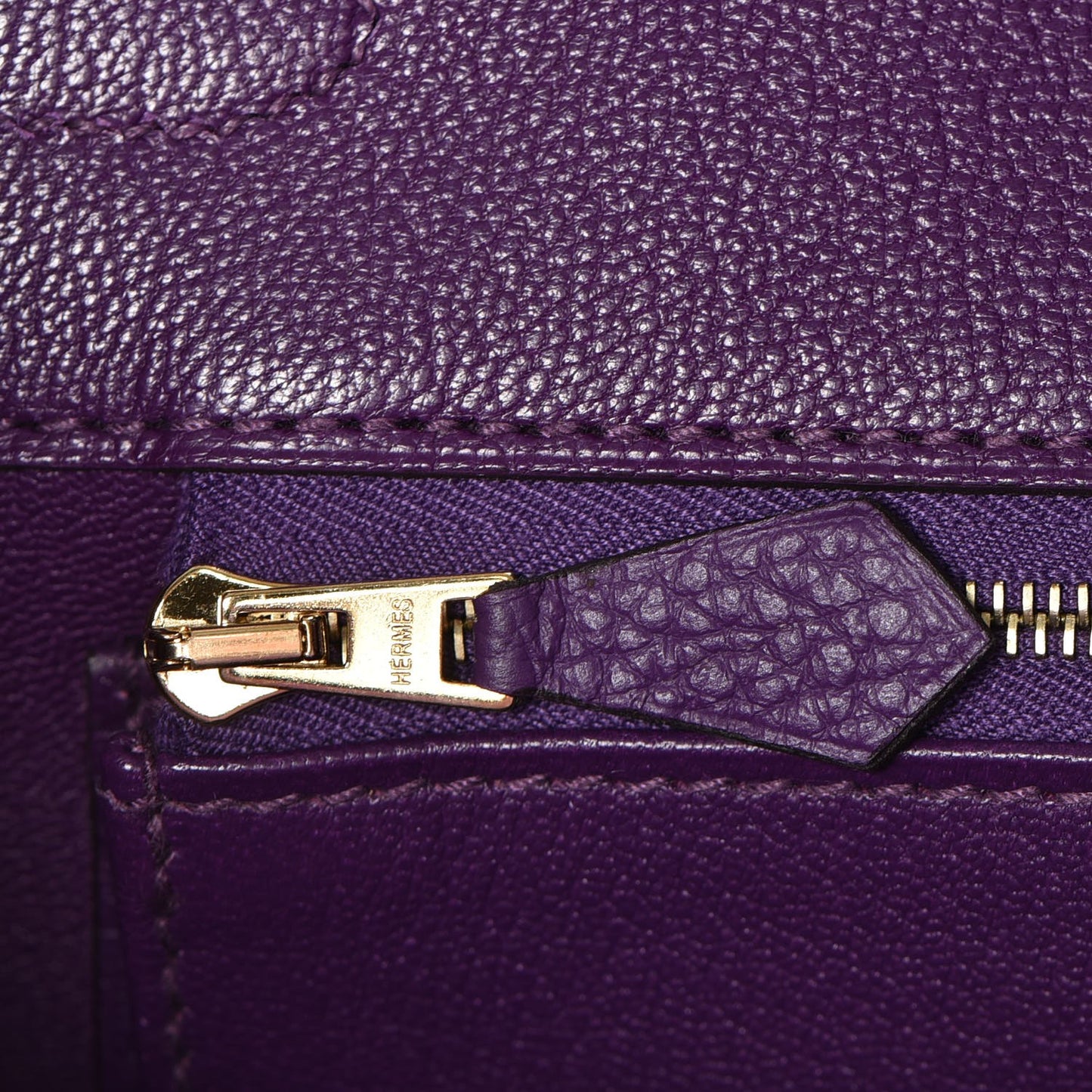 Taurillon Clemence Birkin 35 Ultraviolet