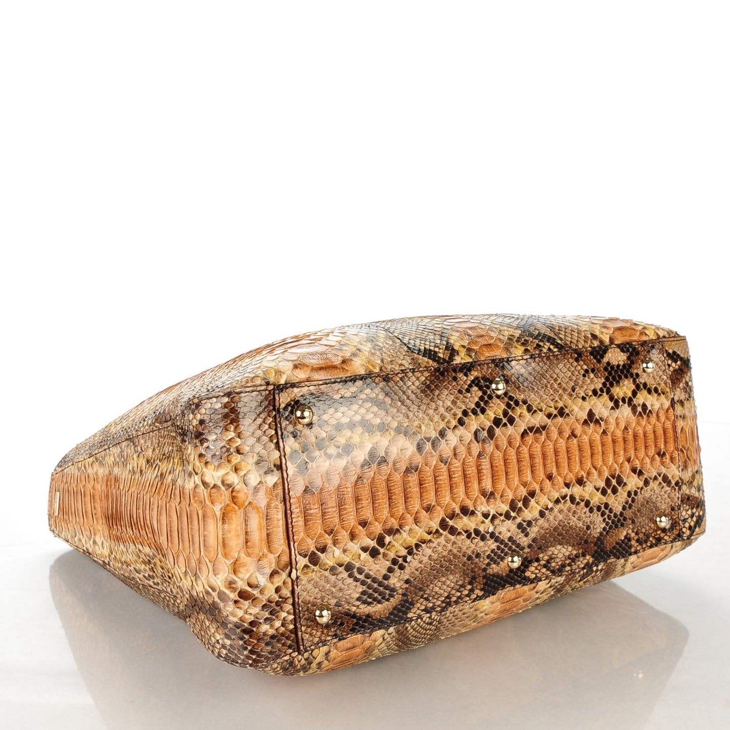 Python Twins Tote Brown