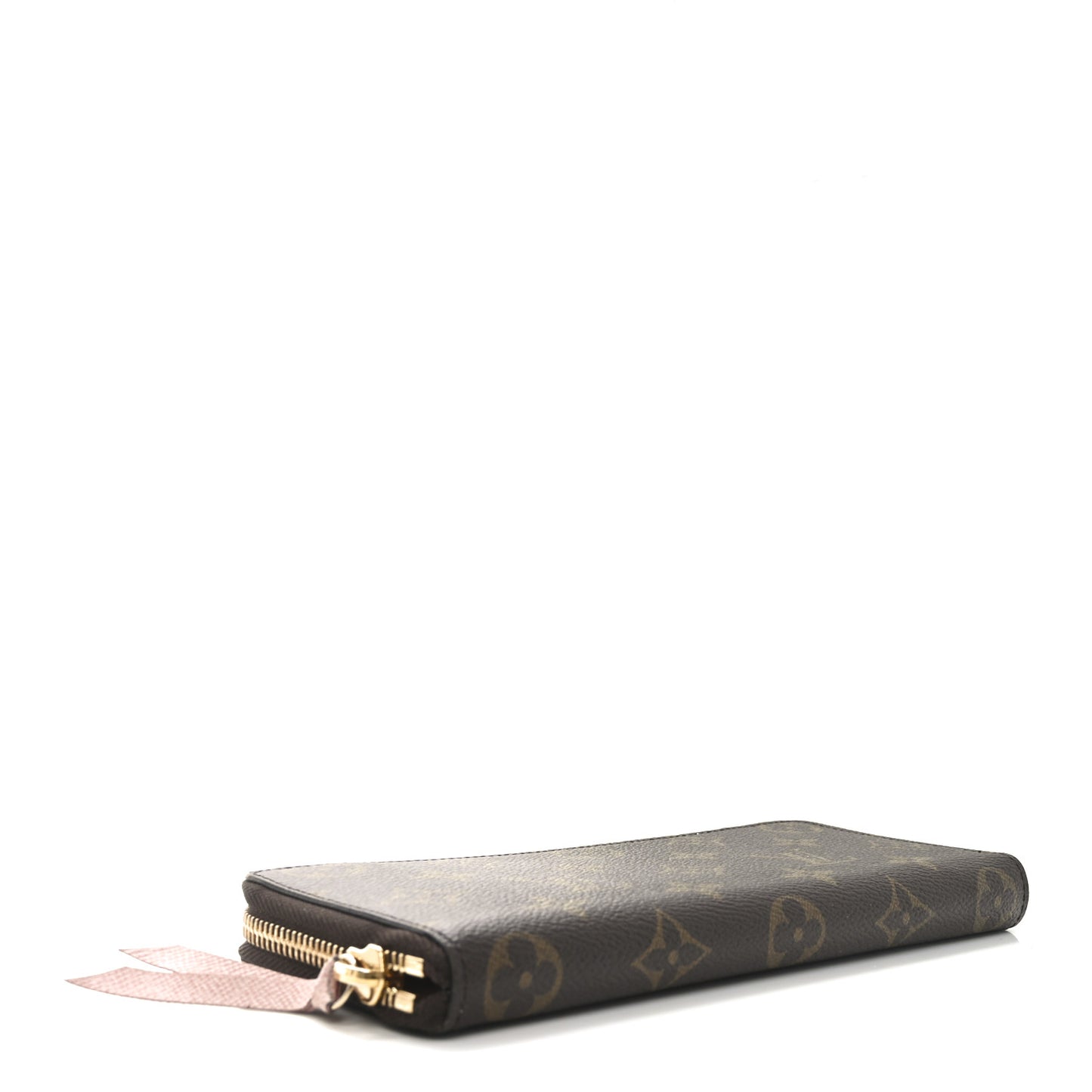Monogram Clemence Wallet Rose Ballerine