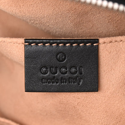 Gucci Calfskin Matelasse GG Marmont Belt Bag 85 34 Black 6 of 12