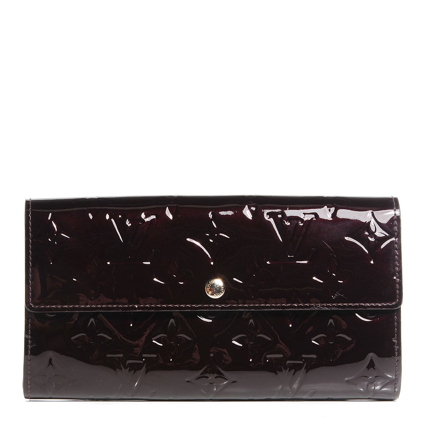 Louis Vuitton Vernis Sarah Wallet Amarante 1 of 8
